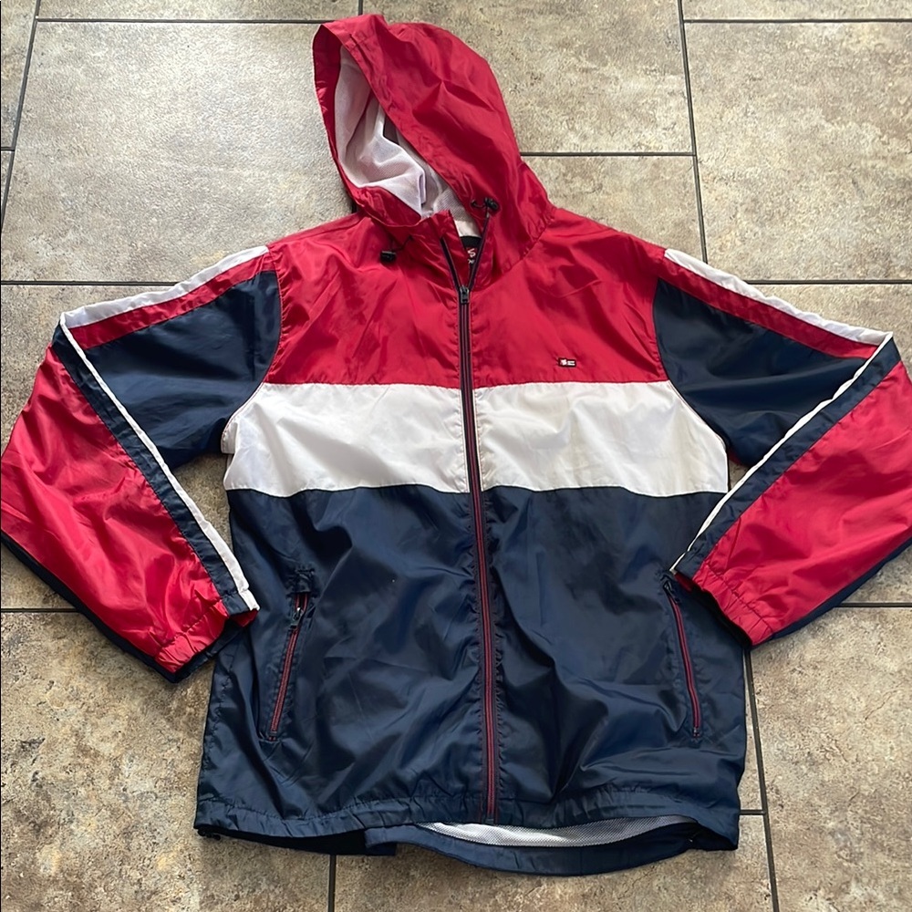 South Pole  Red White & Blue Men’s Windbreaker Jacket
